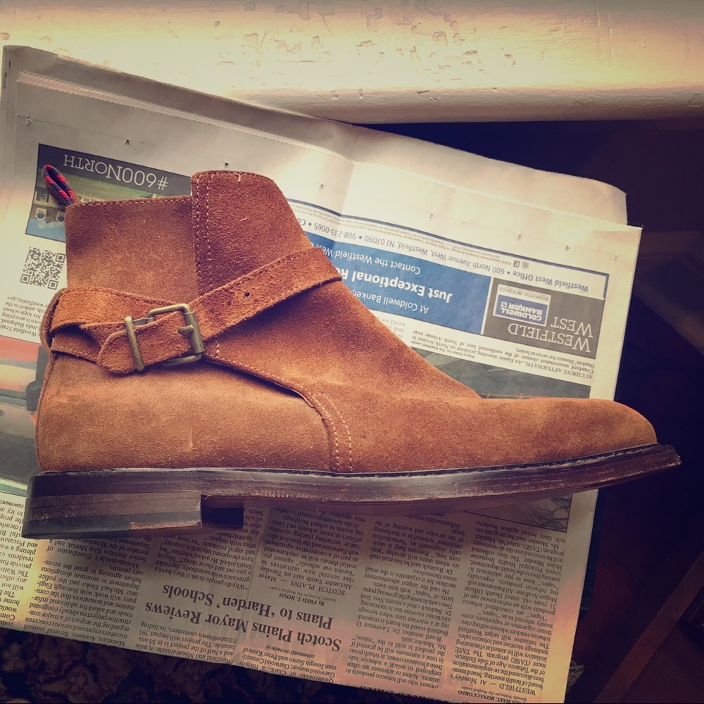 Ralph Lauren polo brown suede boot